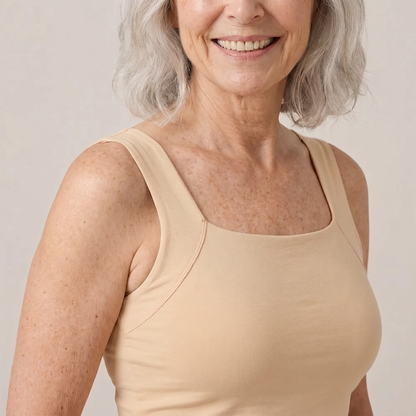 Mary's Tanks Built-In Bra Comfort Shaper Tank